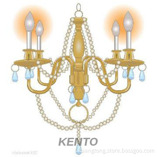 3W Chandelier flameless Candle